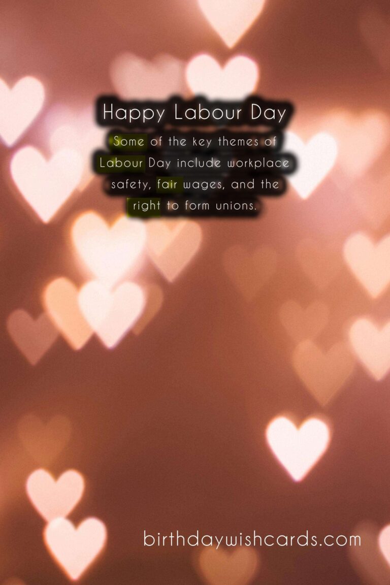 Labour Day - May 3: A Day to Celebrate the Laborers