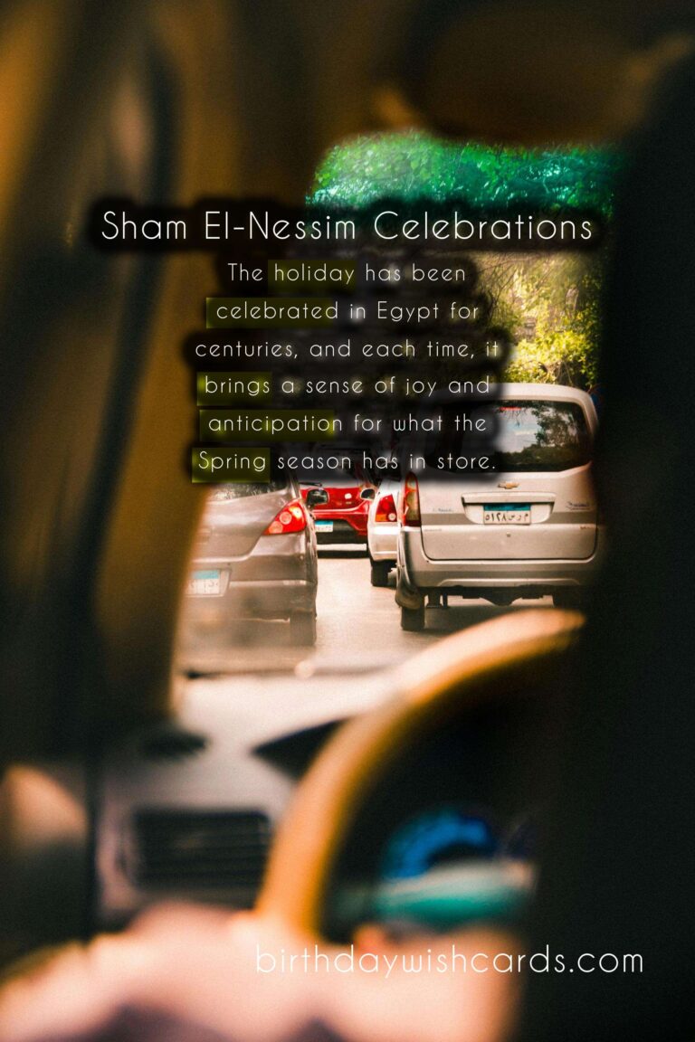Celebrate Sham El-Nessim - April 29 with Fun and Tradition!
