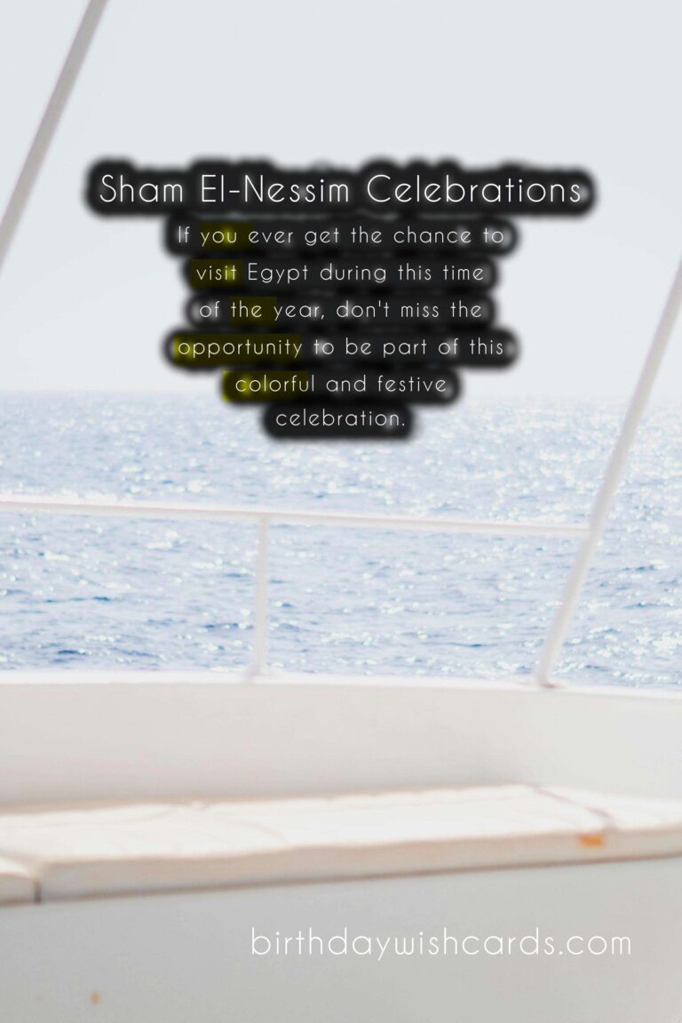 Celebrate Sham El-Nessim - April 29 with Fun and Tradition!