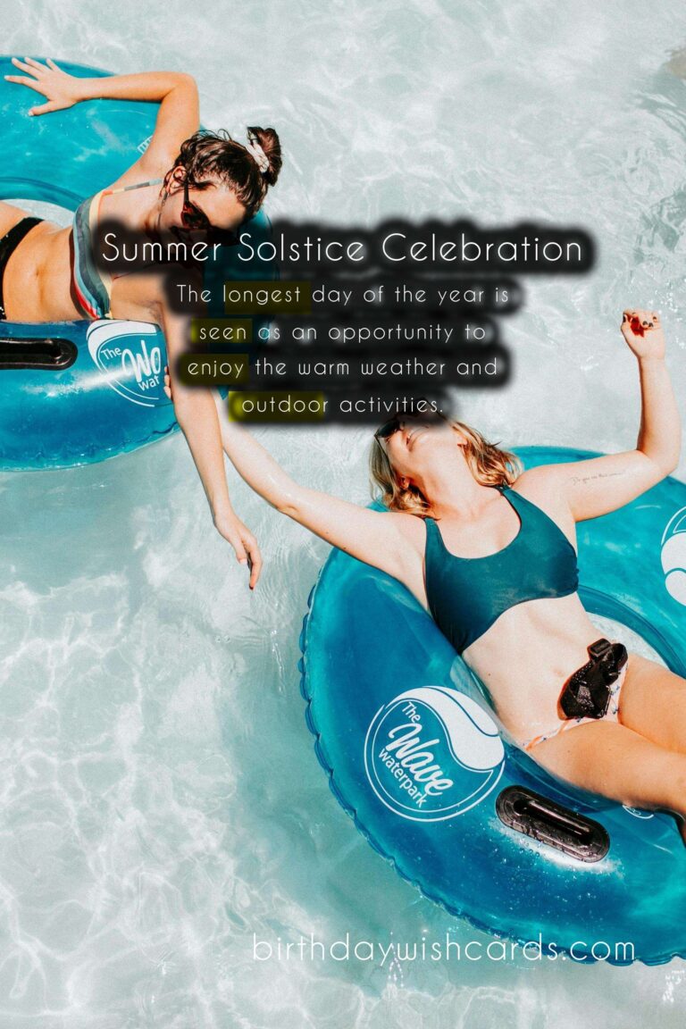 Summer Solstice - A Day of Celebration and Significance