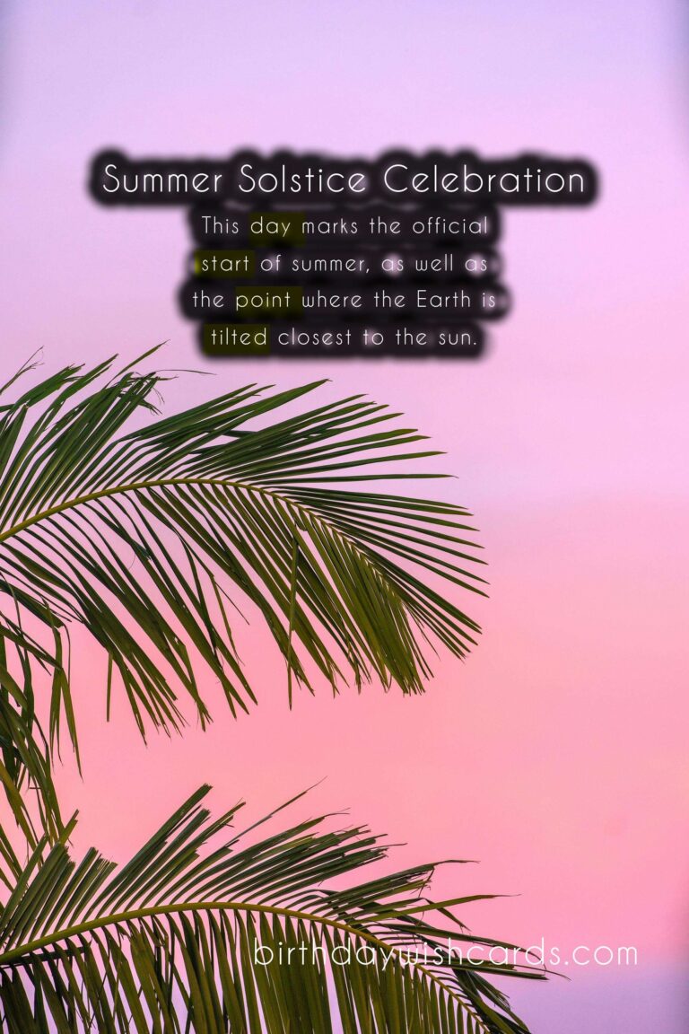 Summer Solstice - A Day of Celebration and Significance