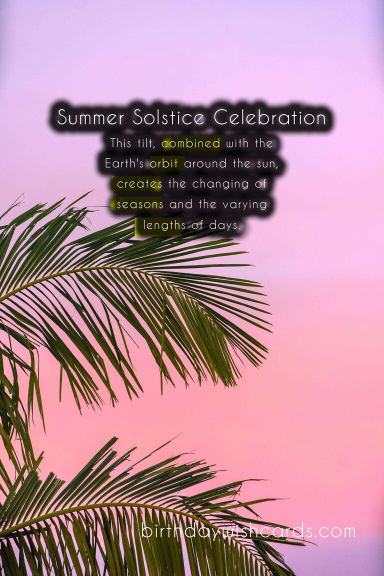 Summer Solstice - A Day of Celebration and Significance