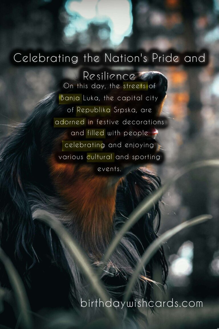 November 21 - Day of Republika Srpska: Celebrating the Nation's Pride and Resilience