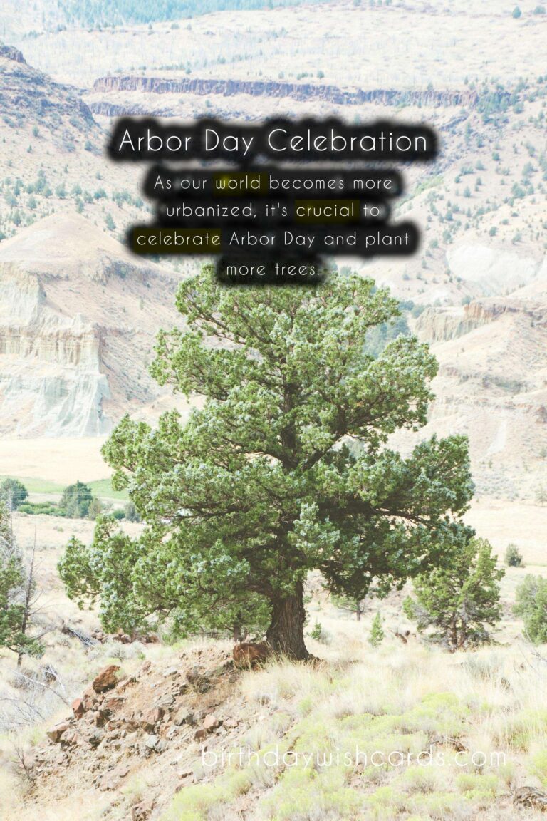 Last Thursday in April: National Arbor Day