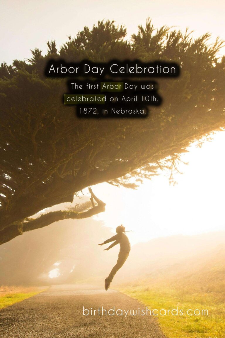 Last Thursday in April: National Arbor Day