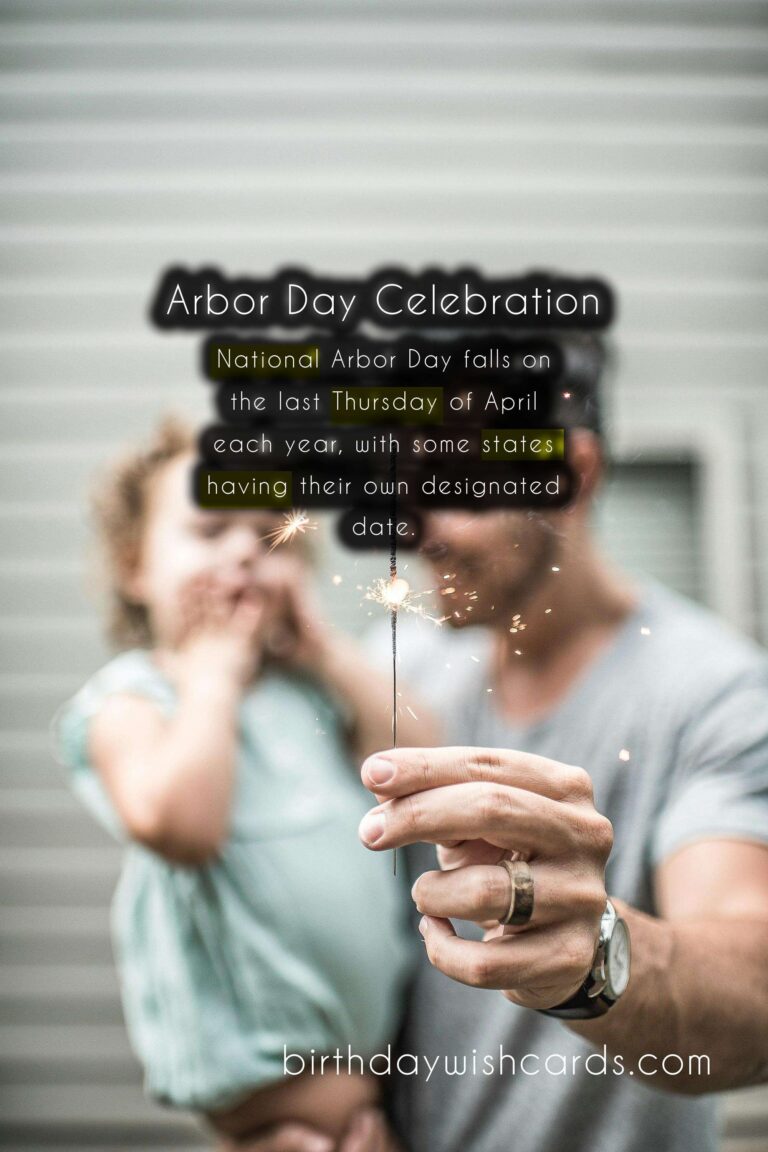 Last Thursday in April: National Arbor Day