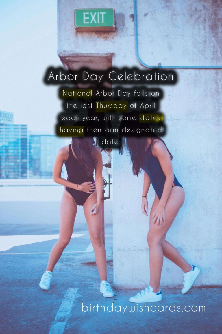 Last Thursday in April: National Arbor Day