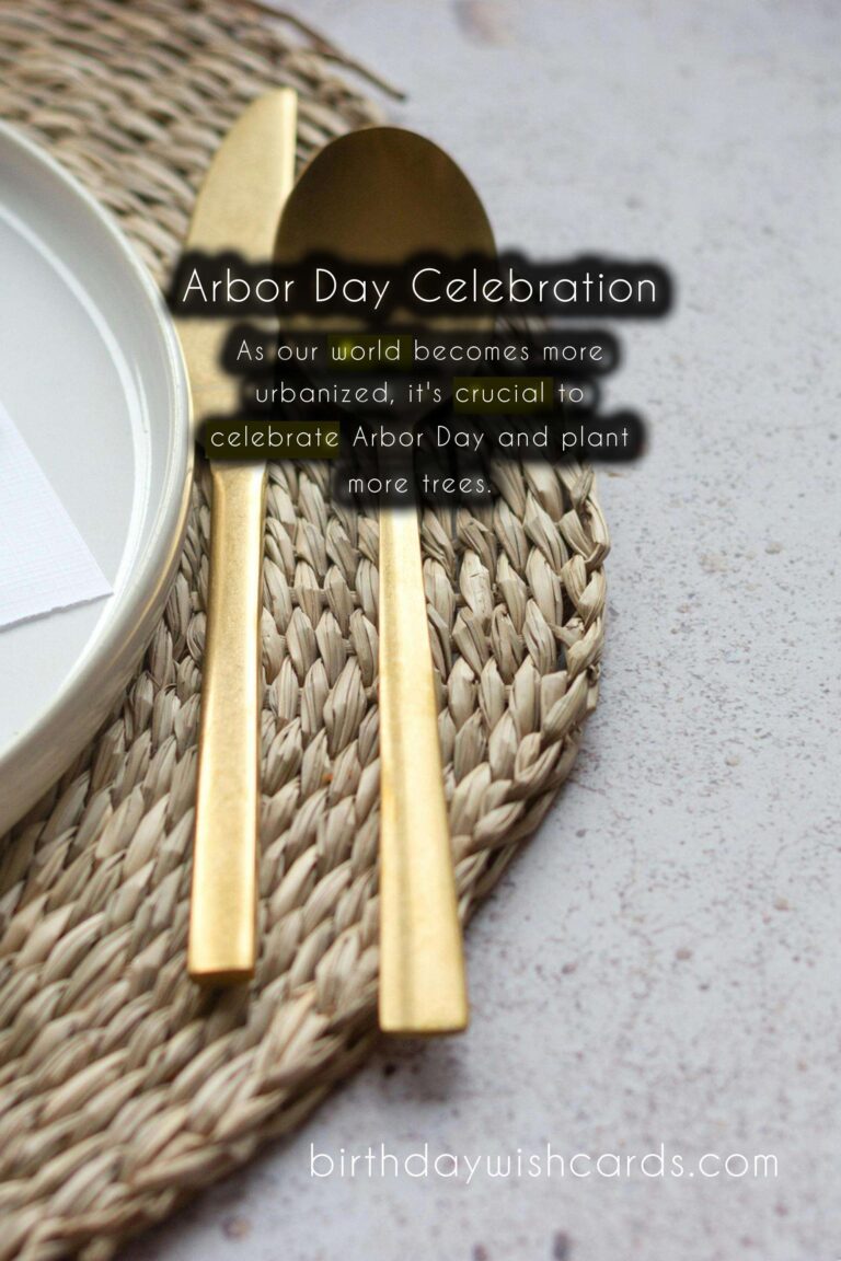 Last Thursday in April: National Arbor Day