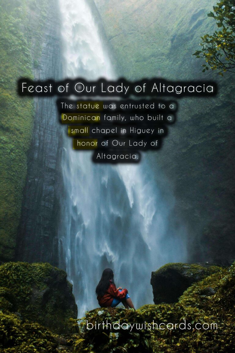 Feast of Our Lady of Altagracia - August 15th