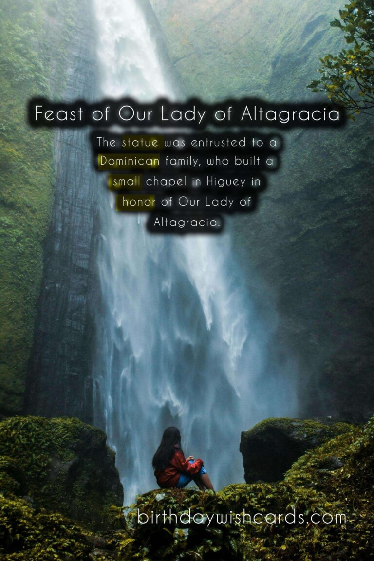 Feast of Our Lady of Altagracia - August 15th
