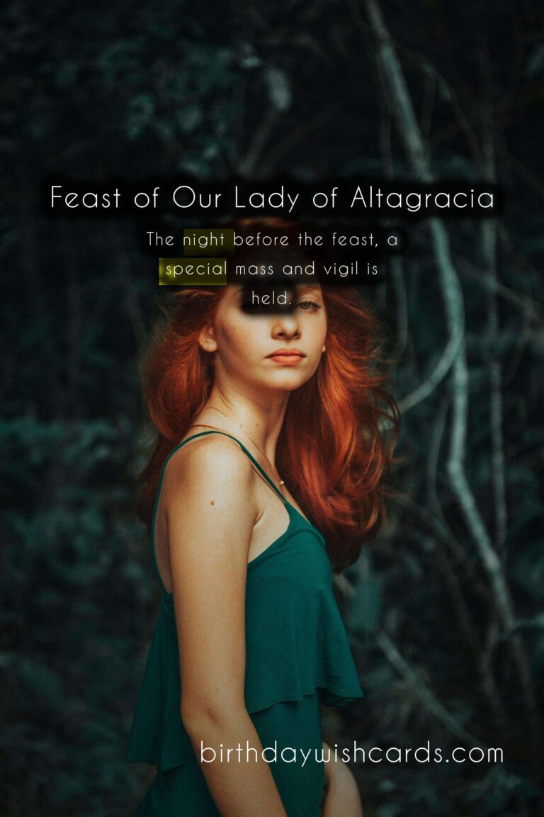 Feast of Our Lady of Altagracia - August 15th