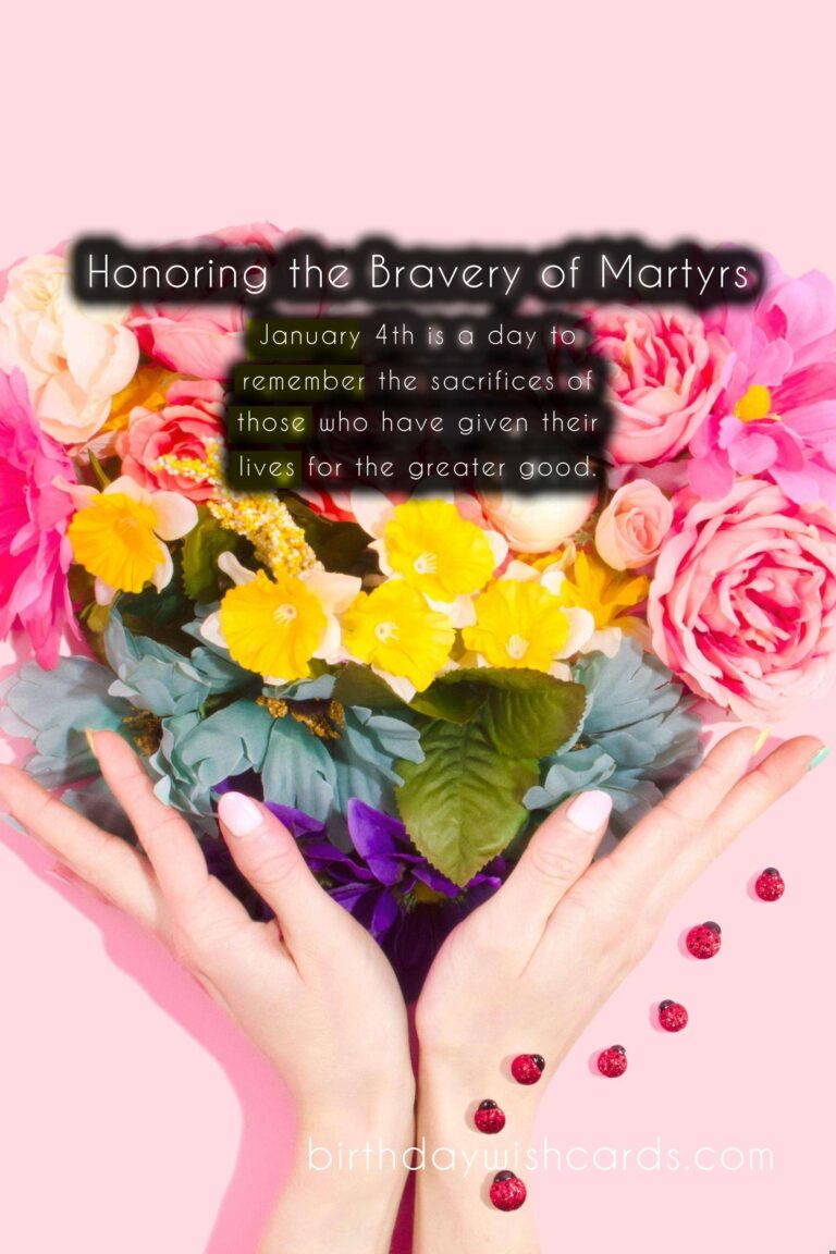 Remembering the Martyrs on January 4th – Honoring the Brave Sacrifices for Freedom