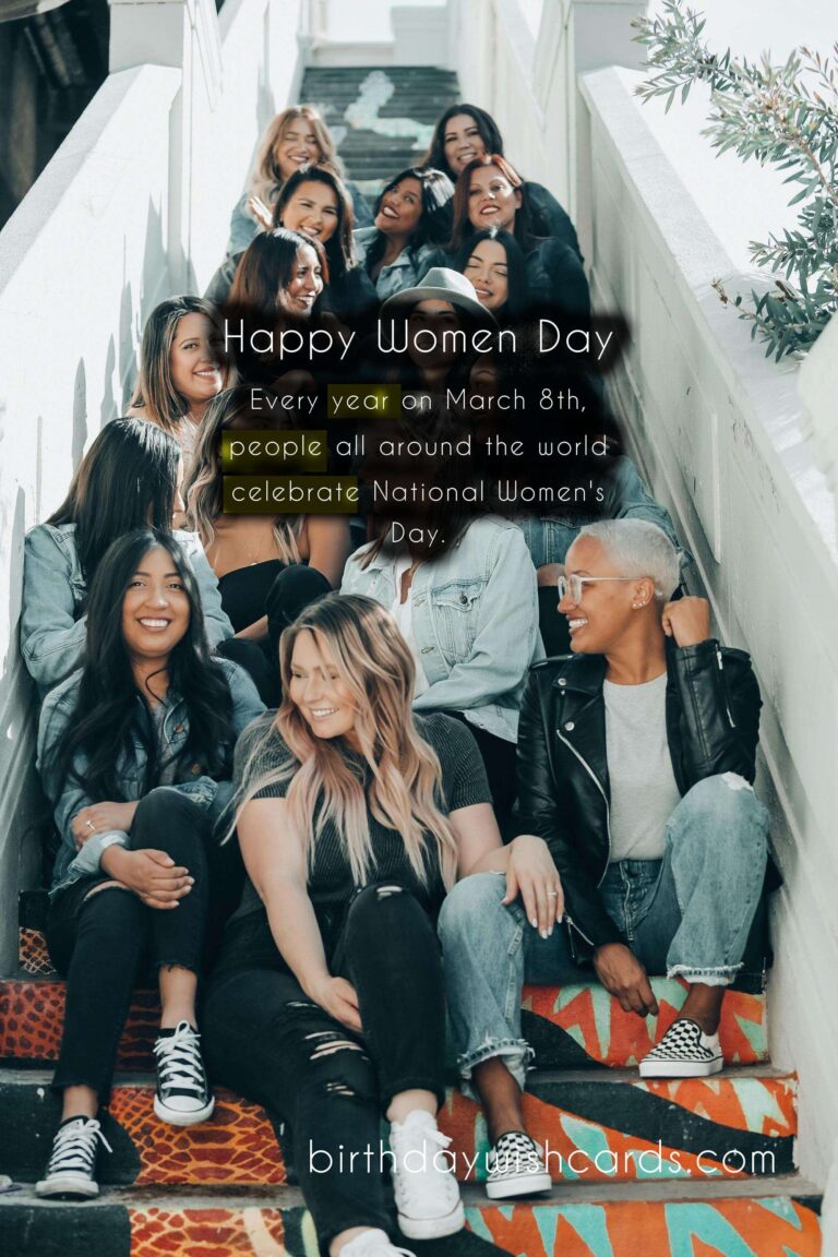 Celebrate National Women’s Day on March 8th