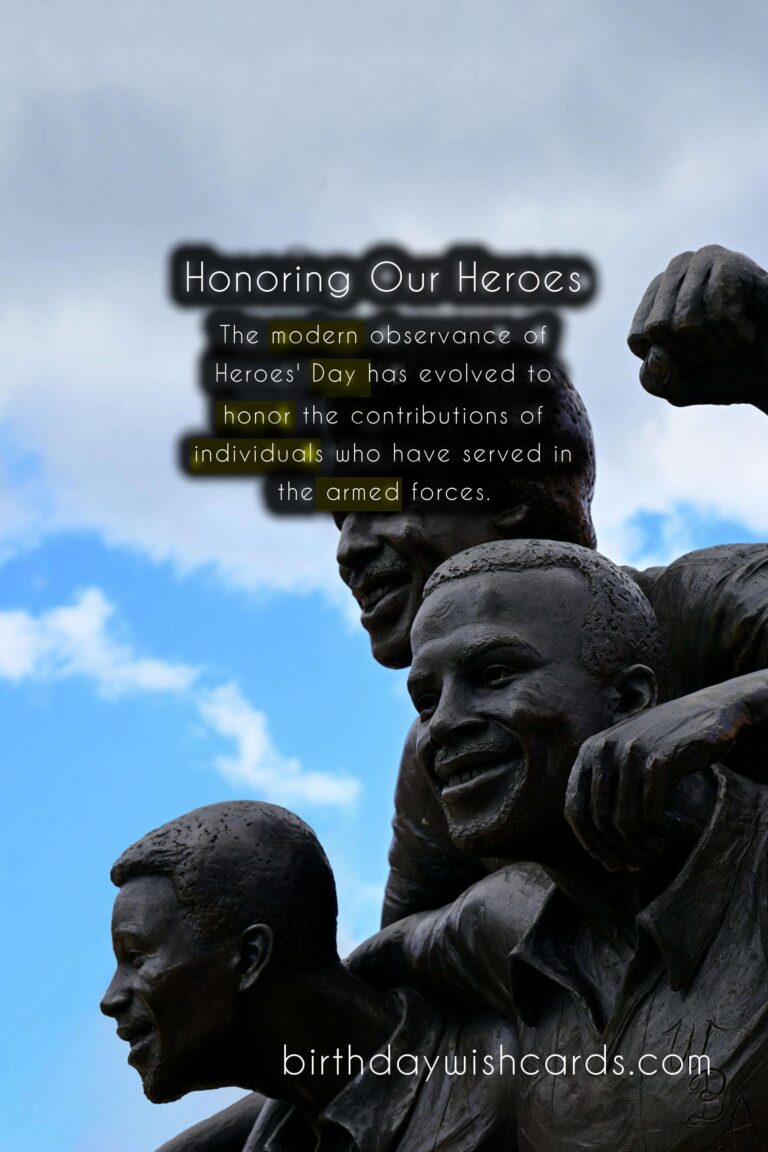 Heroes' Day - A Celebration of Courage and Sacrifice