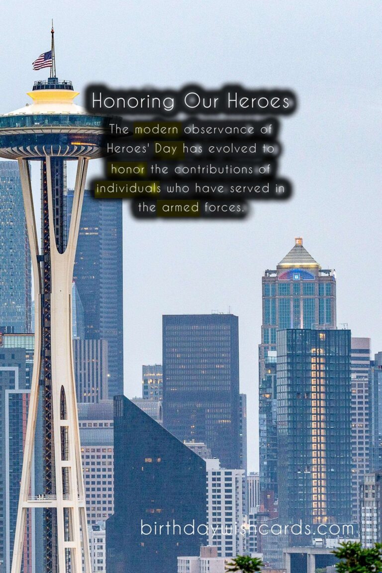 Heroes' Day - A Celebration of Courage and Sacrifice