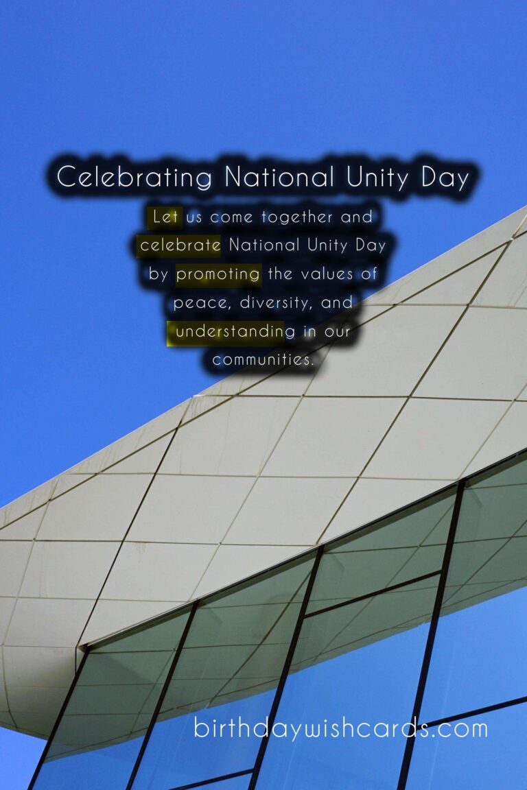 Celebrating National Unity Day: The Significance of April 28th
