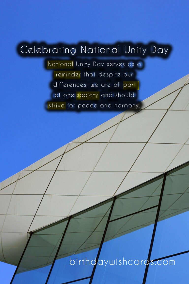 Celebrating National Unity Day: The Significance of April 28th