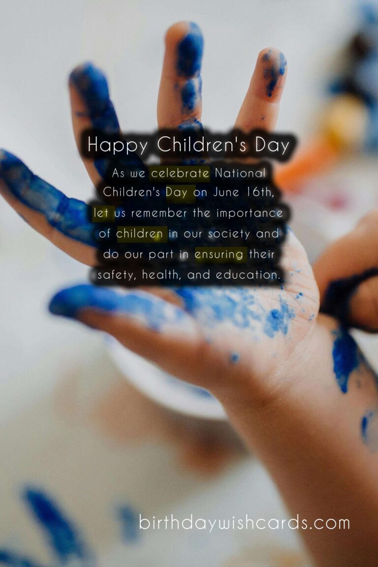 National Children's Day - June 16th: Celebrating the Future Generation