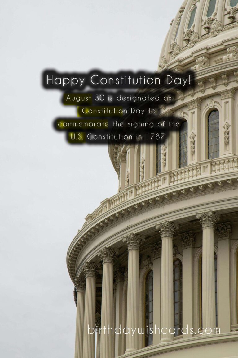 Celebrate August 30 - Constitution Day with Pride and Patriotism