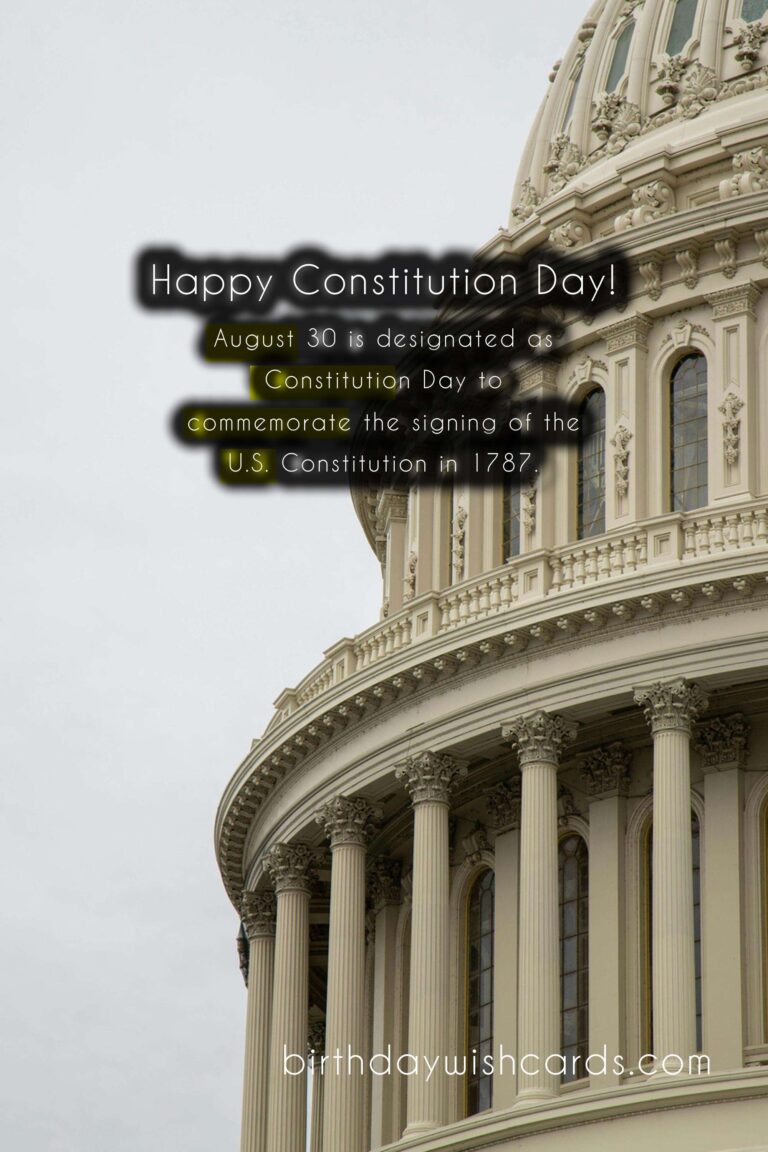 Celebrate August 30 - Constitution Day with Pride and Patriotism