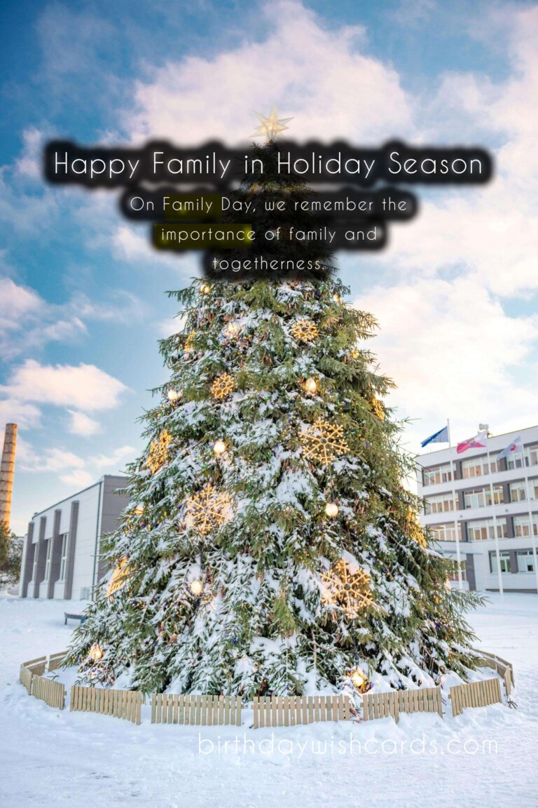 Celebrate Love and Togetherness with Family Day on December 26th