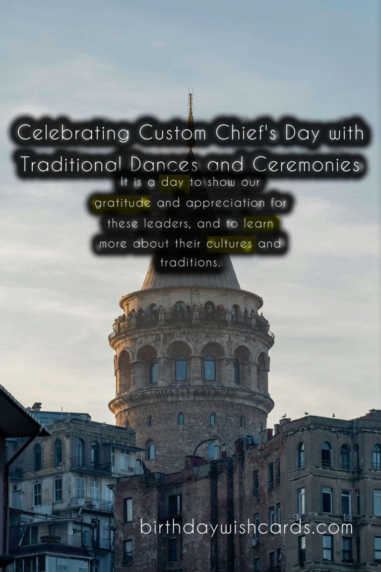March 5 - Custom Chief's Day: Celebrating the Leaders and Protectors of Our Communities