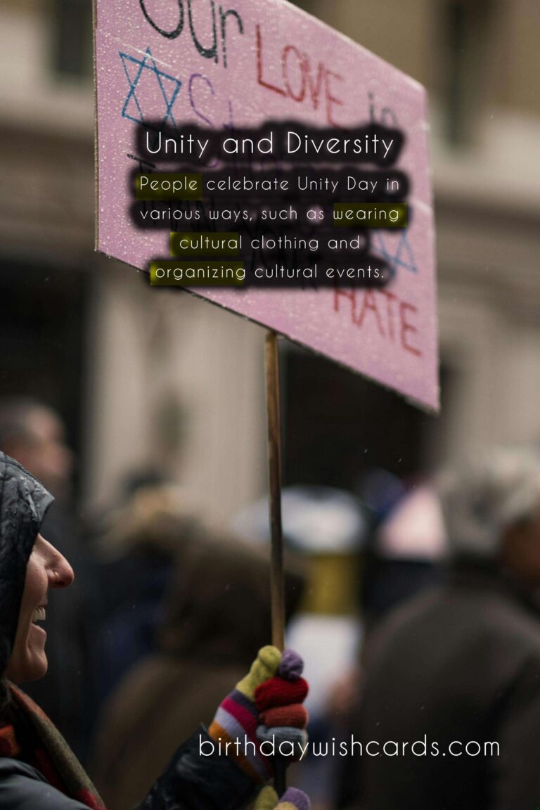 July 11 - Unity Day: Promoting Unity and Solidarity Around the World