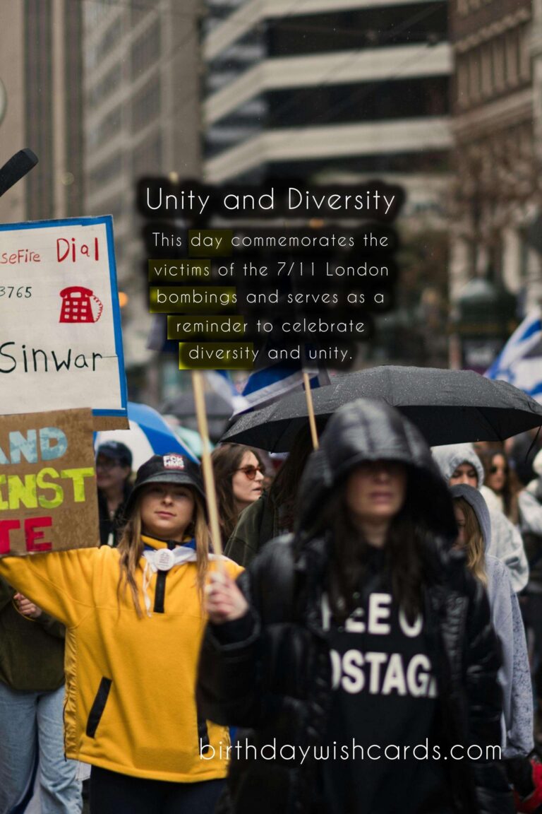 July 11 - Unity Day: Promoting Unity and Solidarity Around the World