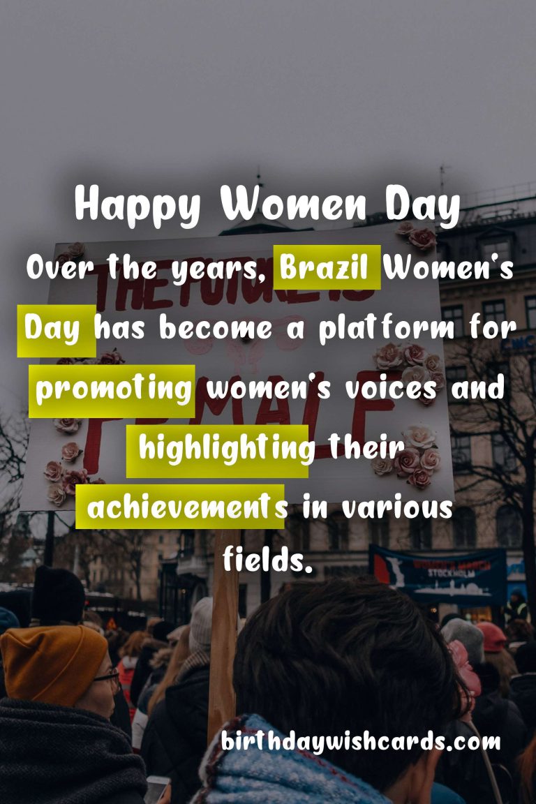September 20 – Brazil Women’s Day: Celebrating the Empowerment and Achievements of Women in Brazil