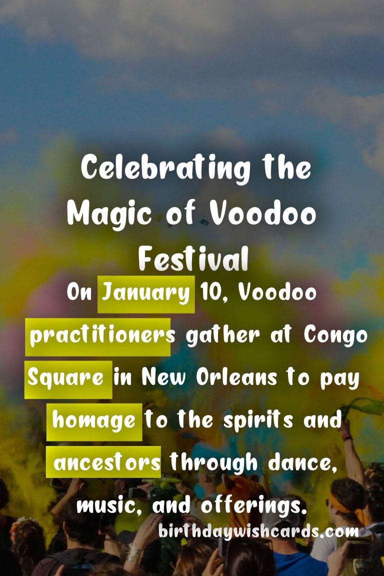 Experience the Magic of Voodoo Festival on January 10