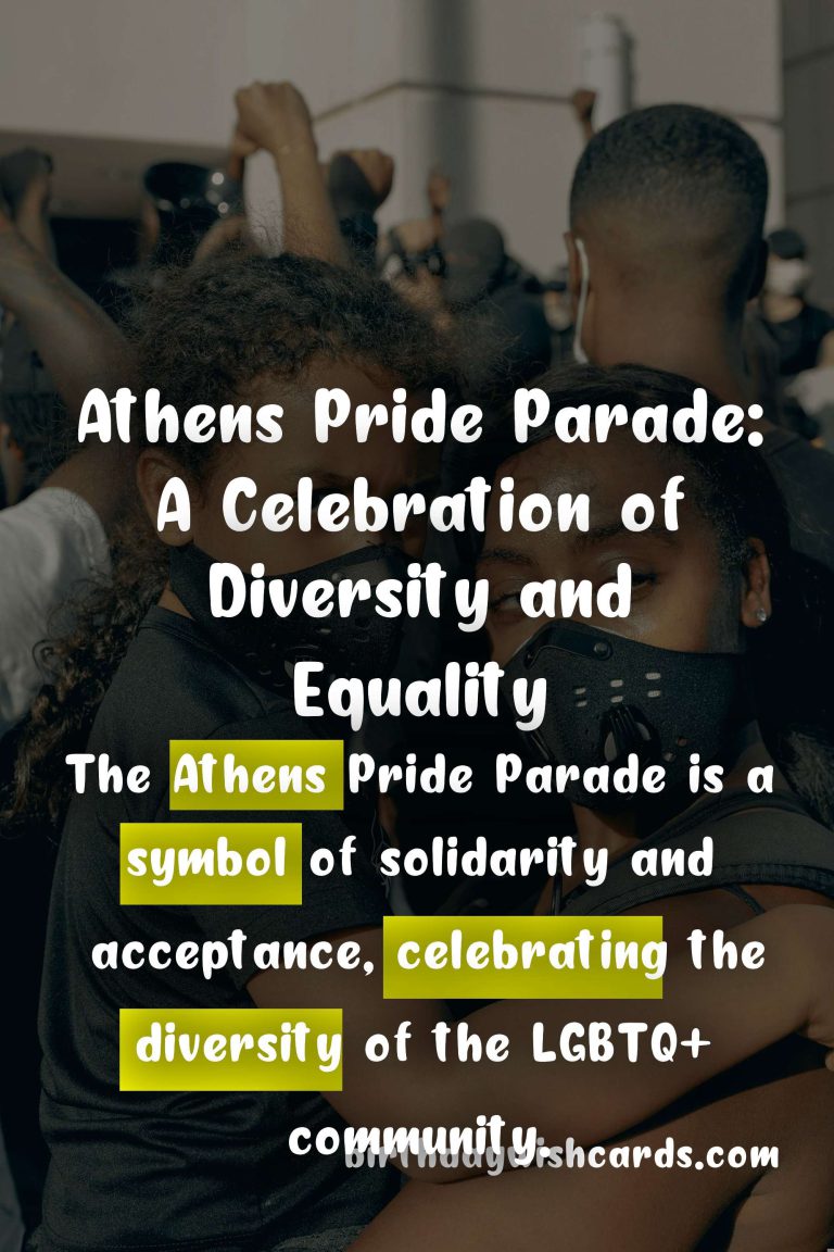 Athens Pride Parade – June: Celebrating Diversity and Equality