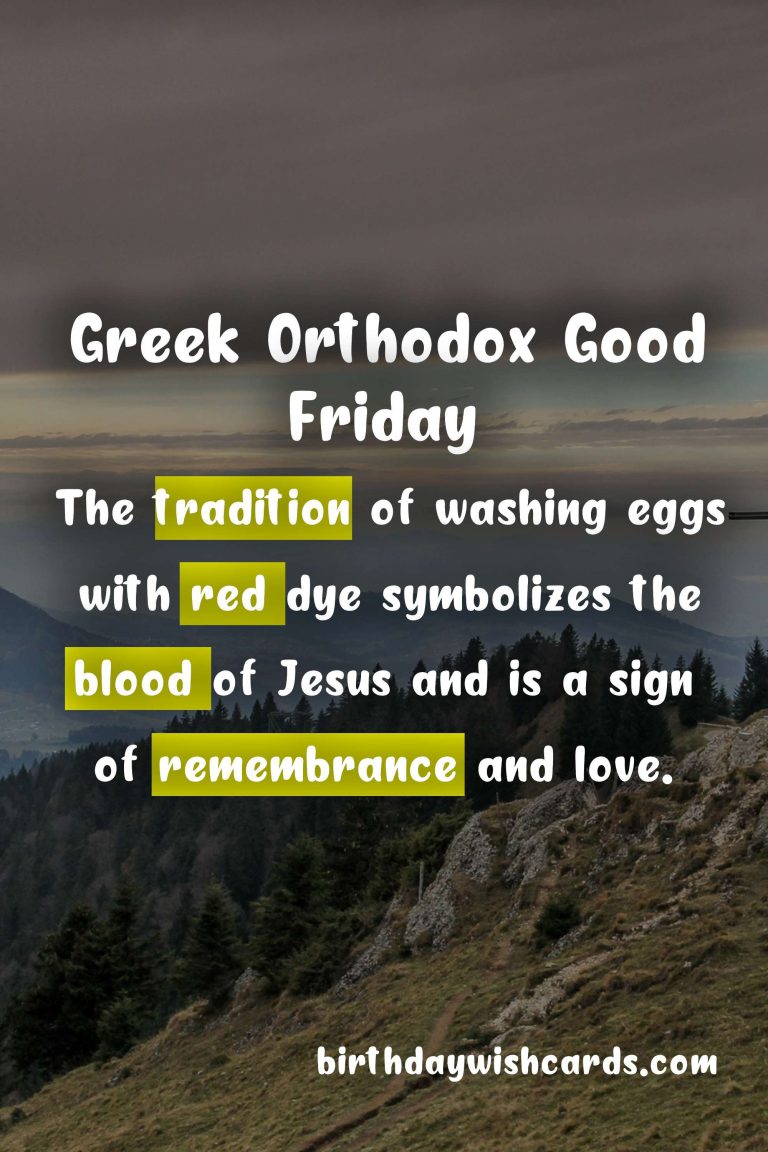 Greek Orthodox Good Friday – Varies