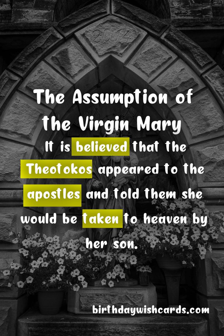 Dormition of the Theotokos - A Day of Remembrance and Celebration