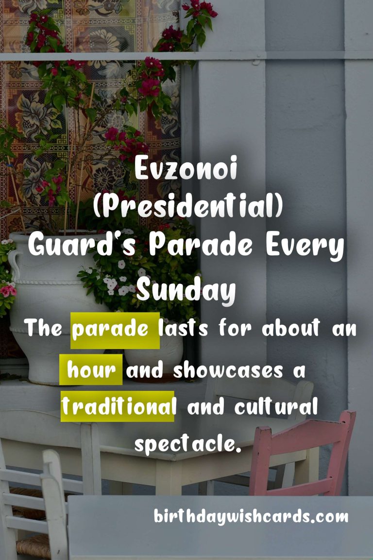 Experience the Magnificance of Evzonoi (Presidential) Guard’s Parade – Every Sunday
