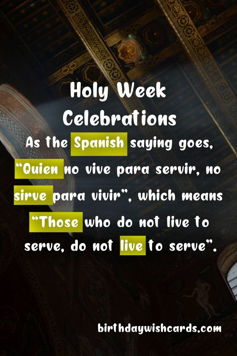 March/April: Celebrating Holy Week – A Guide to Semana Santa