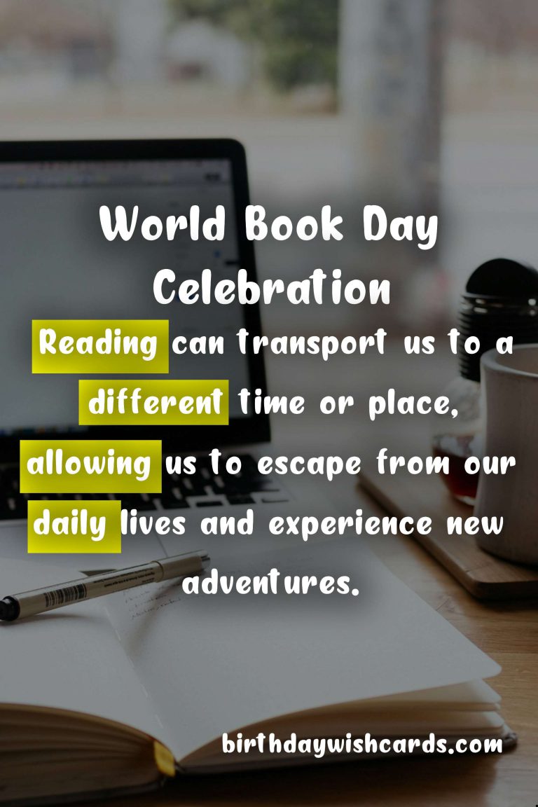 April 23: World Book Day (Día Internacional del Libro)
