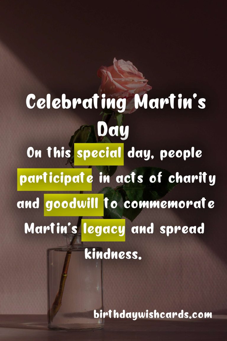 Celebrating Martin’s Day: A Feast for Good Will and Charity
