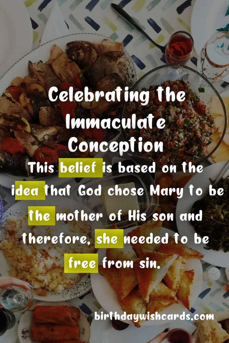 Celebrate December 8: Feast of the Immacular Conception (Día de la Inmaculada Concepción)