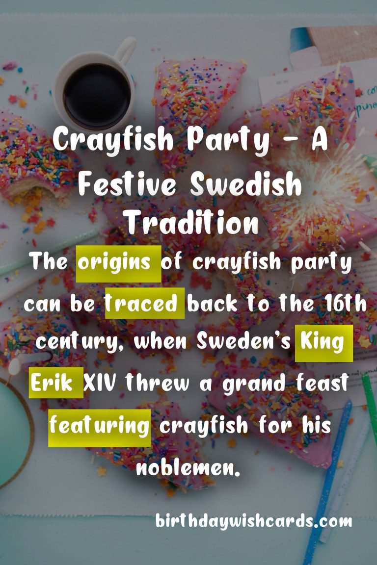 Celebrate the Swedish Tradition of Crayfish Party – A Variable Feast from August 7th to 10th