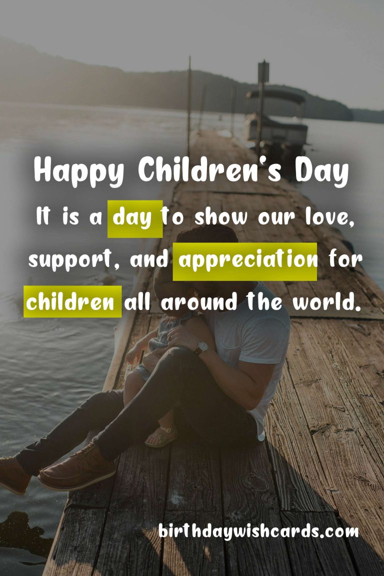 Celebrating National Children’s Day – December 25th