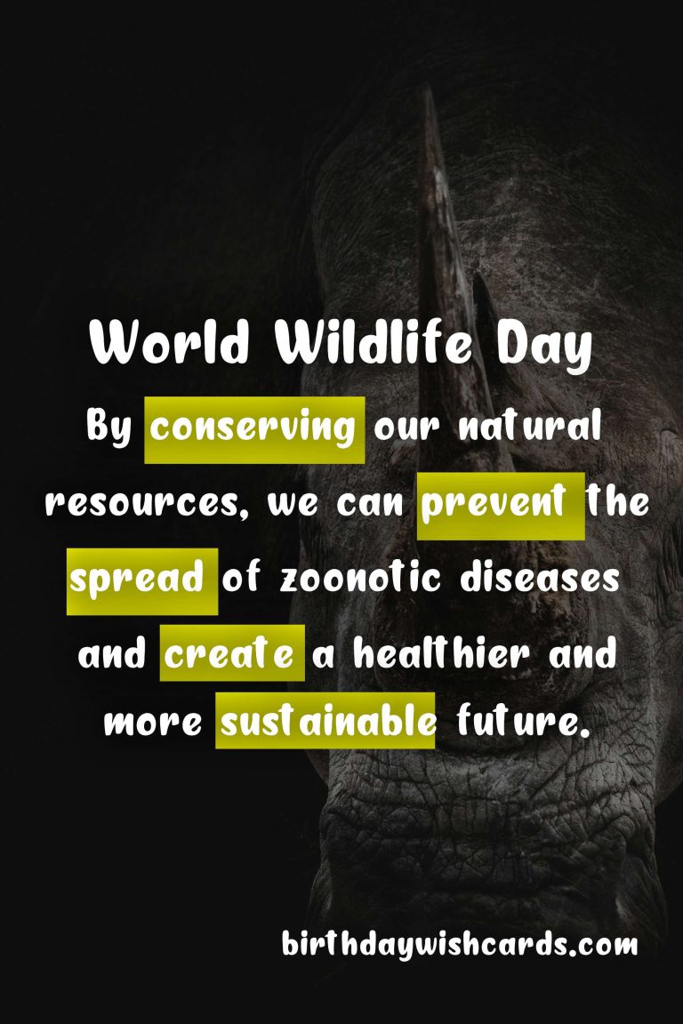 World Wildlife Day - March 3rd