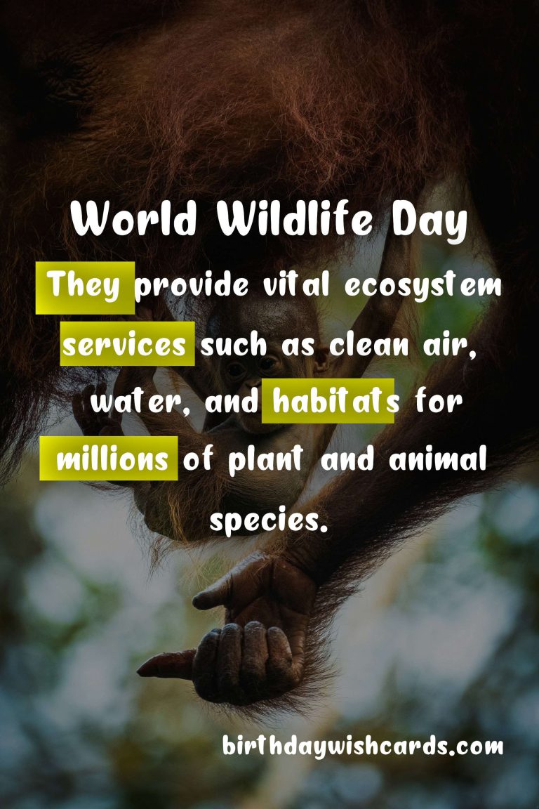 World Wildlife Day – March 3rd