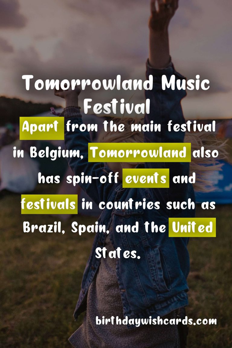 The Ultimate Guide To July: Tomorrowland Music Festival