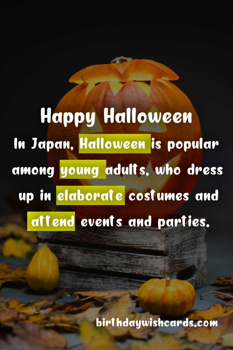October 31: Halloween – A Spooky Celebration of the Year