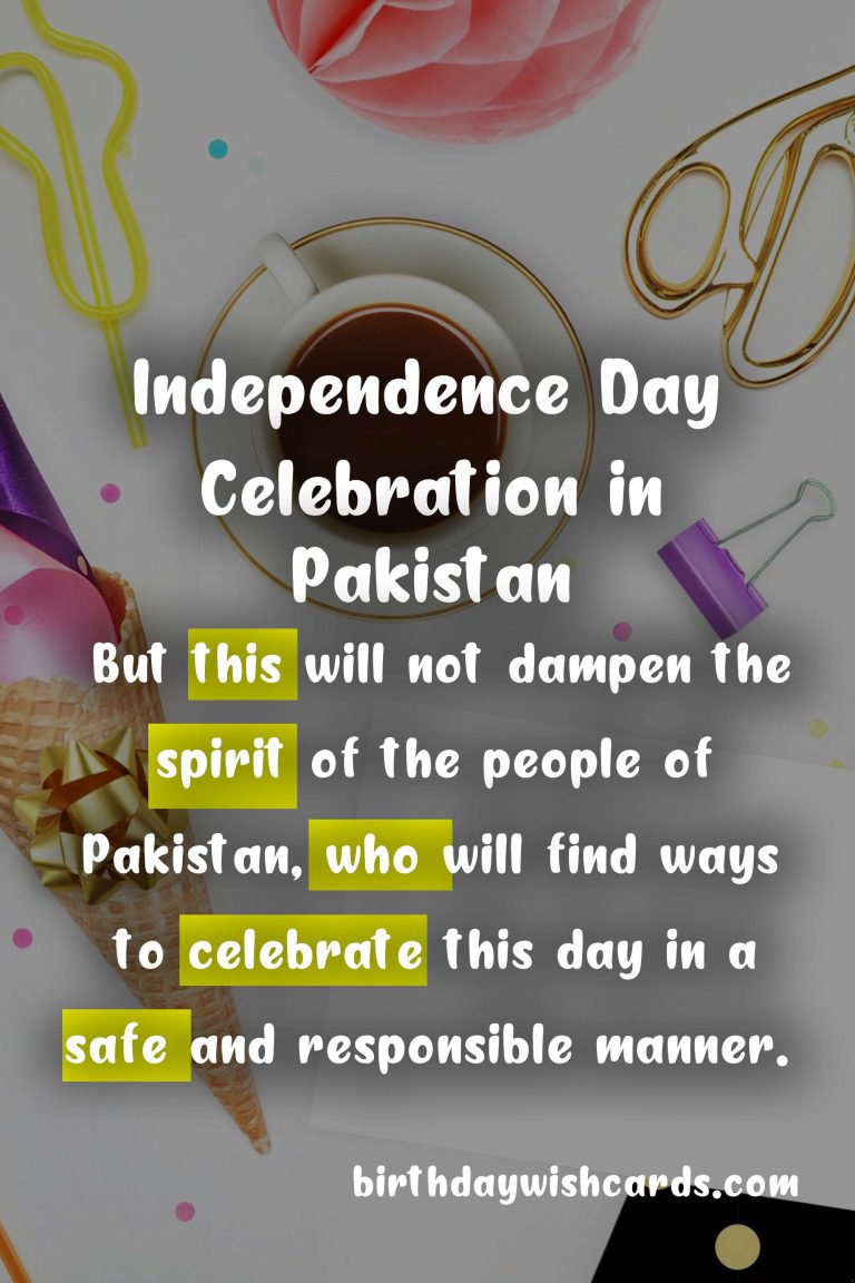 April 12 - Independence Day Celebration in Pakistan