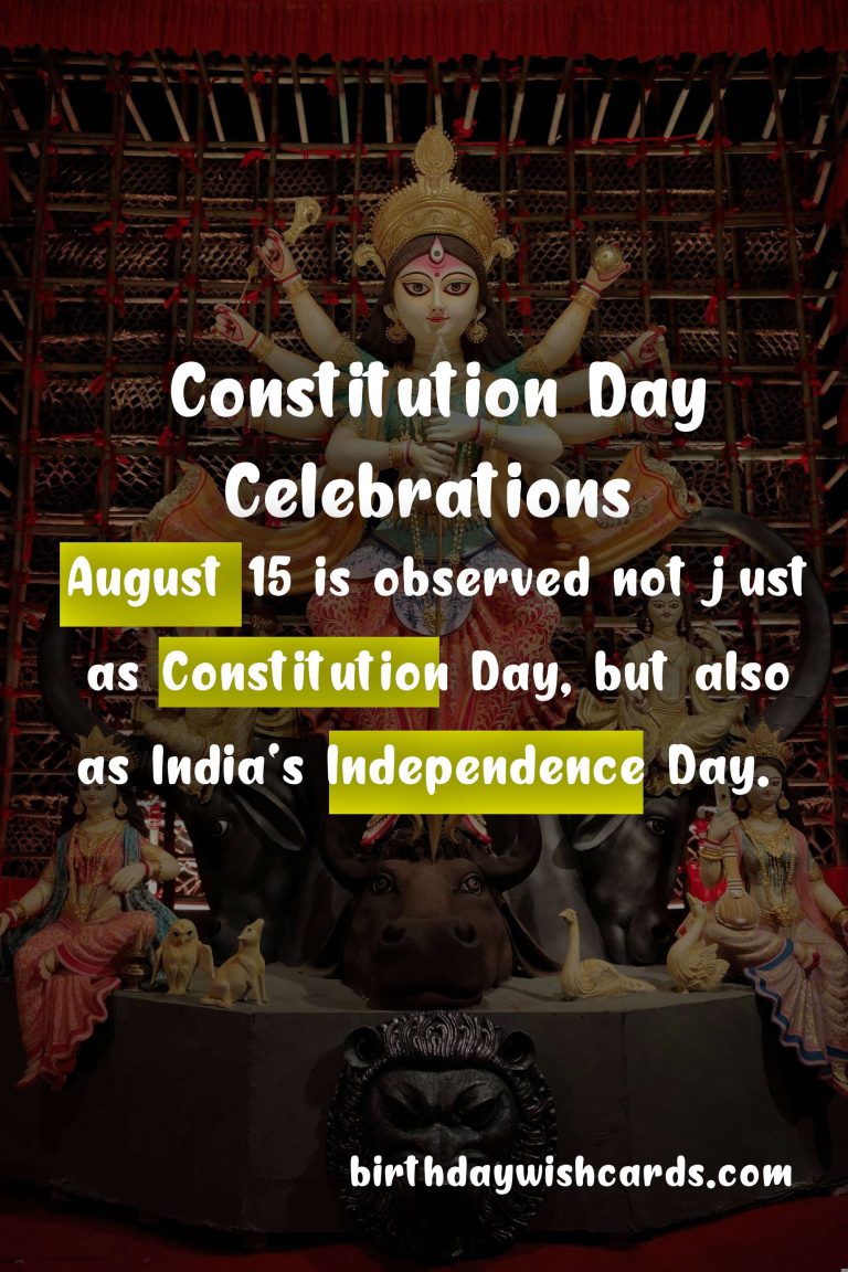 Celebrating August 15 - Constitution Day with Joy and Pride