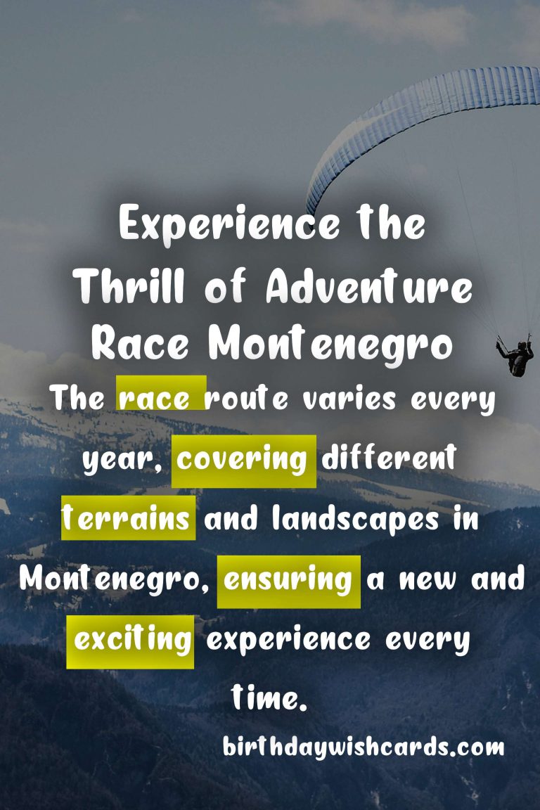 Experience the Thrill of Adventure Race Montenegro – June 19, 2021