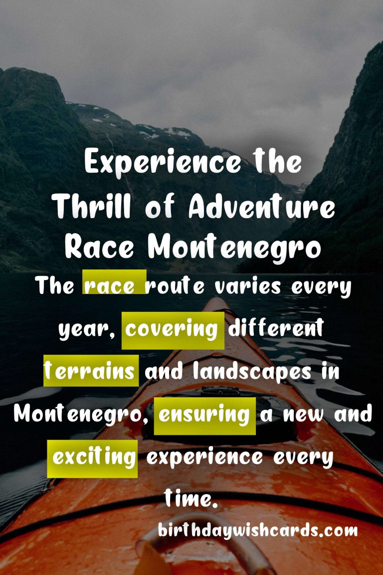 Experience the Thrill of Adventure Race Montenegro - June 19, 2021