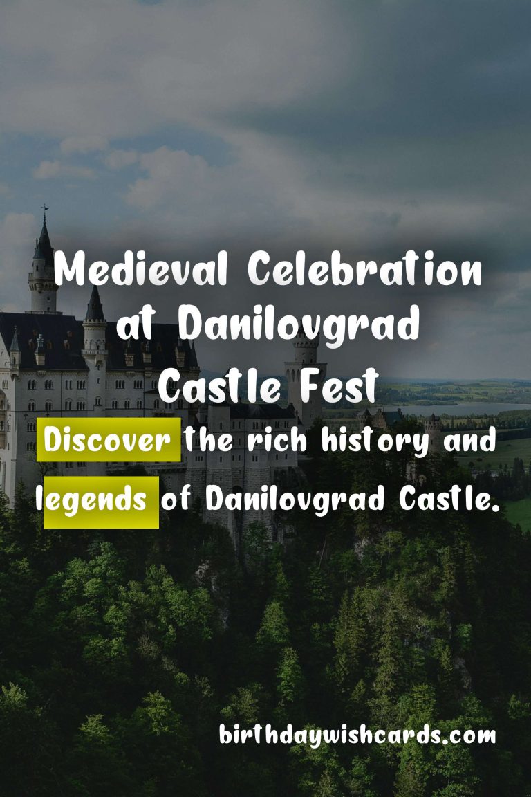 Experience a Fairytale at Danilovgrad Castle Fest – August 7-9, 2021