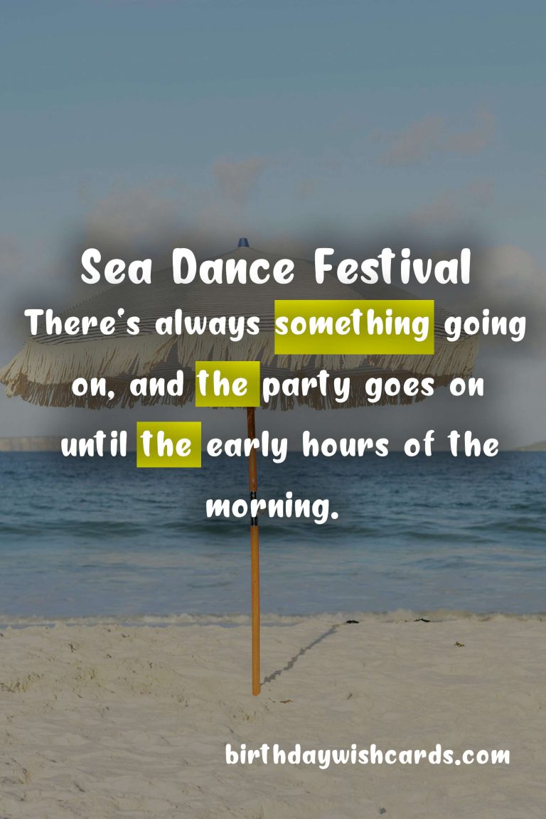 Sea Dance Festival – August 13-15, 2021: The Ultimate Beach Party Experience